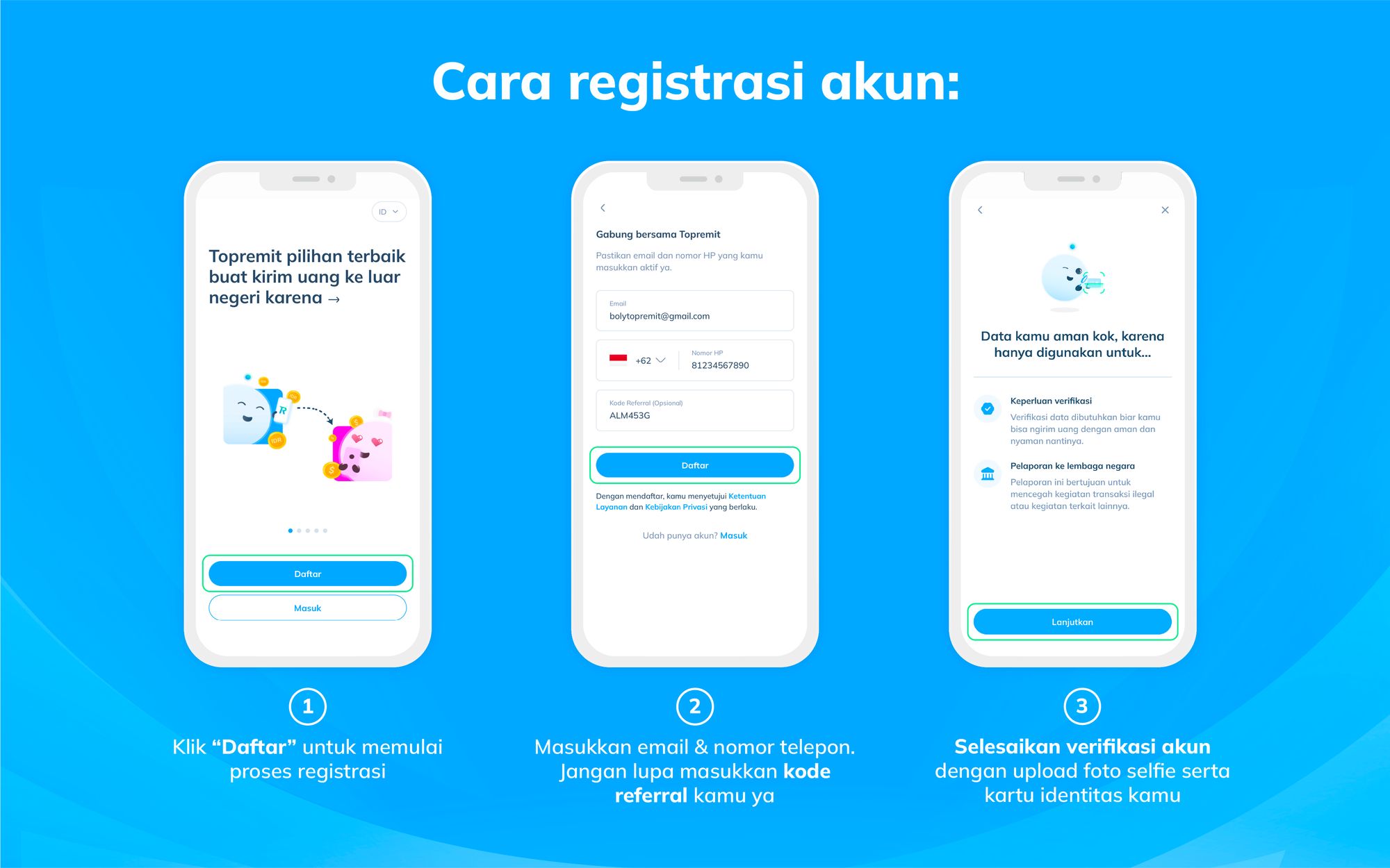 Cara Daftar Topremit