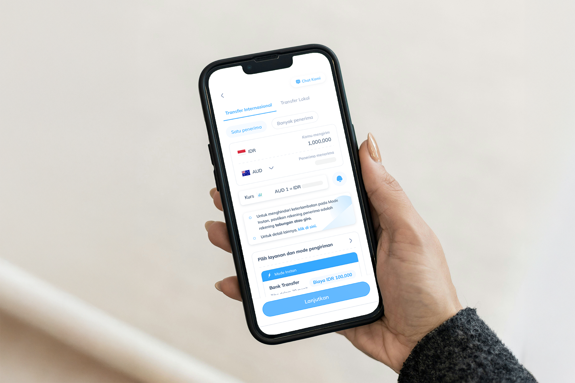 Kirim Uang untuk biaya hidup di Australia pakai Topremit