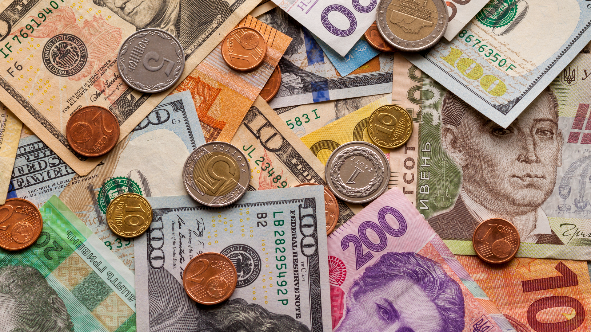 Berbagai mata uang asing yang umum ditukar di money changer untuk kebutuhan valas tunai.