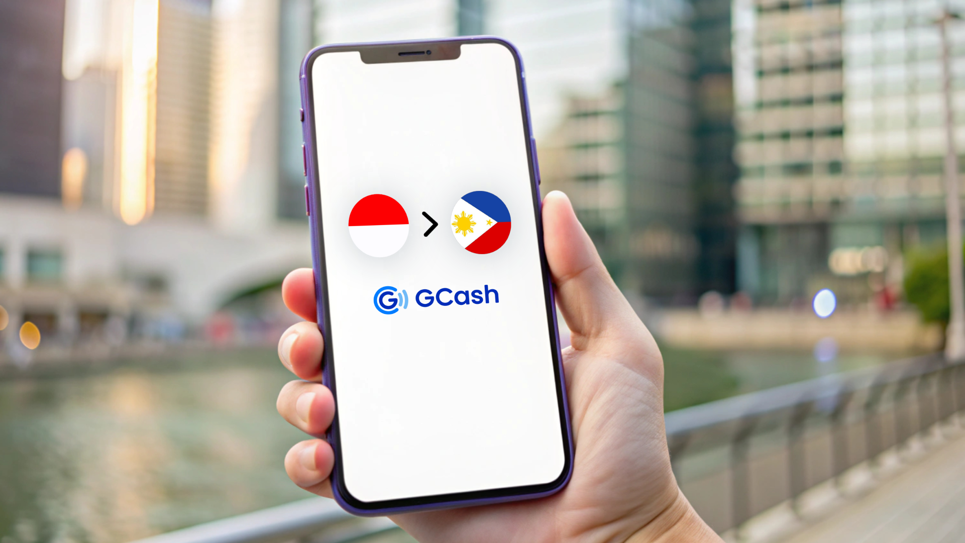Top up GCash Filipina dari Indonesia melalui smartphone menggunakan Topremit