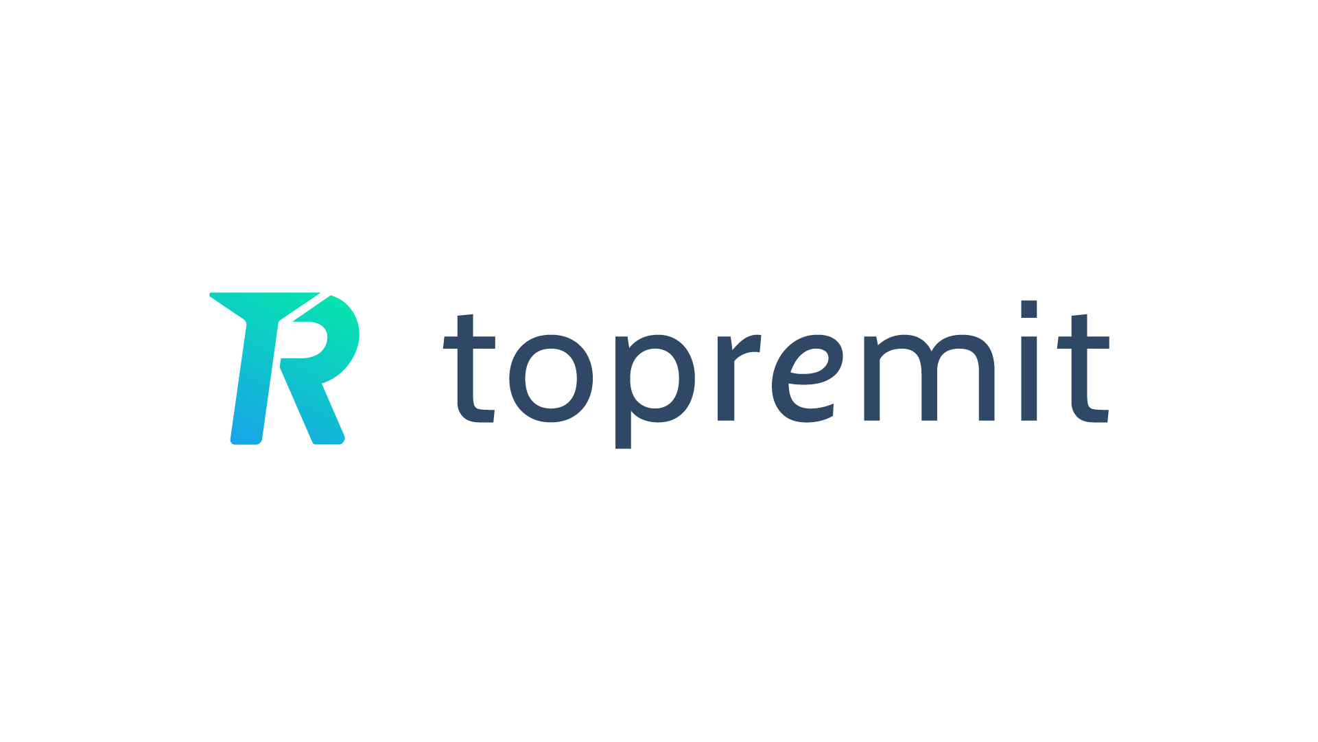 Logo Topremit sebagai layanan pengiriman uang internasional dari Indonesia.