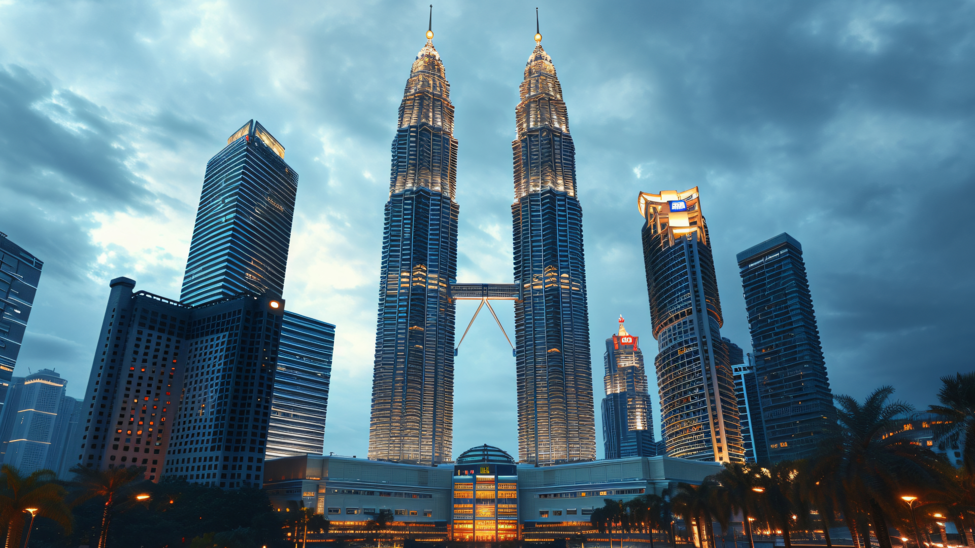 Menara Petronas di Kuala Lumpur sebagai gambaran Malaysia, salah satu negara pemasok impor Indonesia