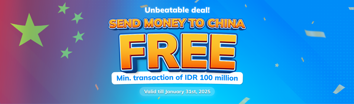 Unlimited FREE Transfers to China!