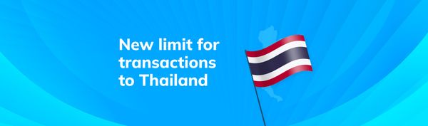 New Transaction Limits for Sending Money to Thailand