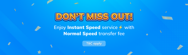 [Promo is Over] Enjoy Instant Speed Service at Normal Speed Transfer Fee