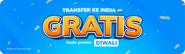 [Promo Habis] Rayakan Diwali dengan GRATIS TRANSFER ke India