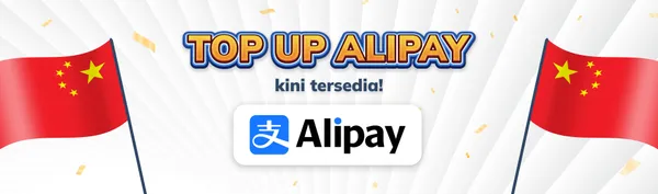 Top Up Alipay ke China Kini Tersedia!