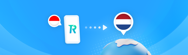 Sebuah ilustrasi transfer melalui smartphone dari Indonesia ke Belanda