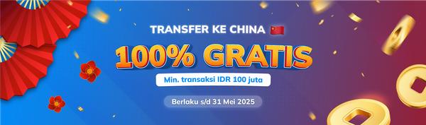 Kirim Uang ke China 100% GRATIS!