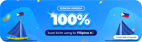 Kirim Uang ke Filipina Diskon Hingga 100%