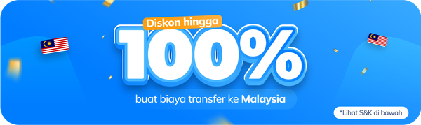 Biaya Transfer ke Malaysia Diskon Hingga 100%